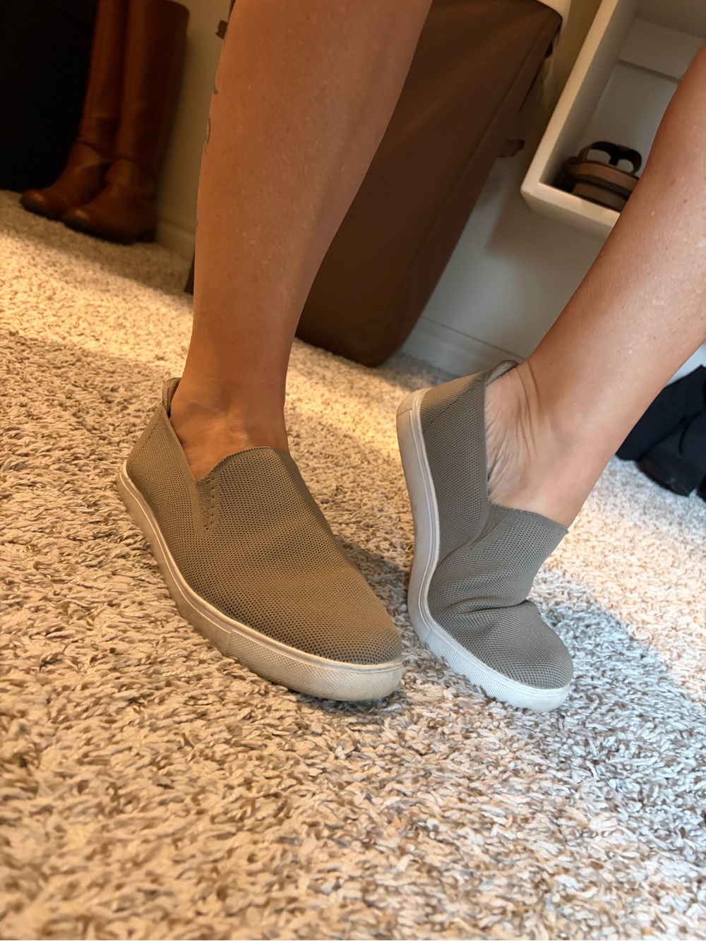 Worn Slip on shoes